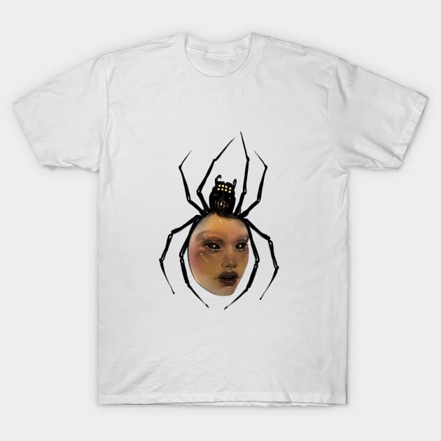 black widow T-Shirt by Inkdoski